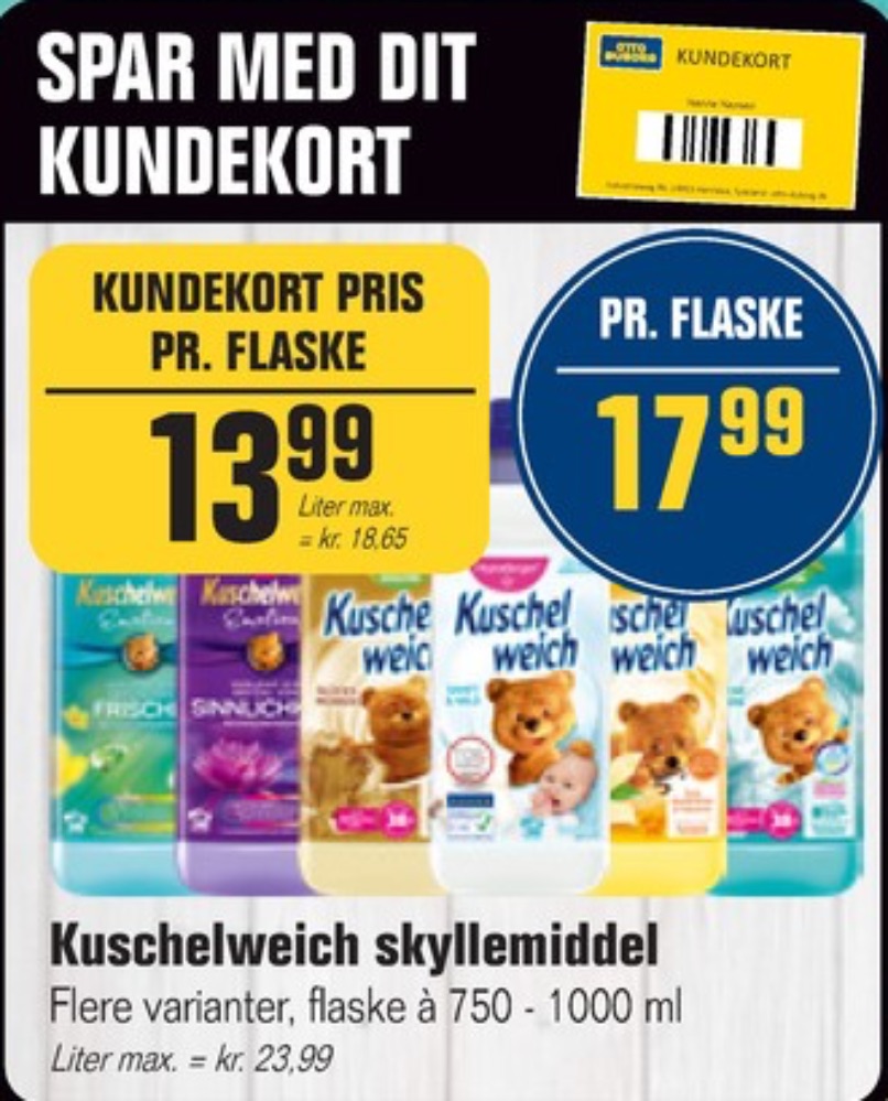 Kuschelweich, Skyllemiddel