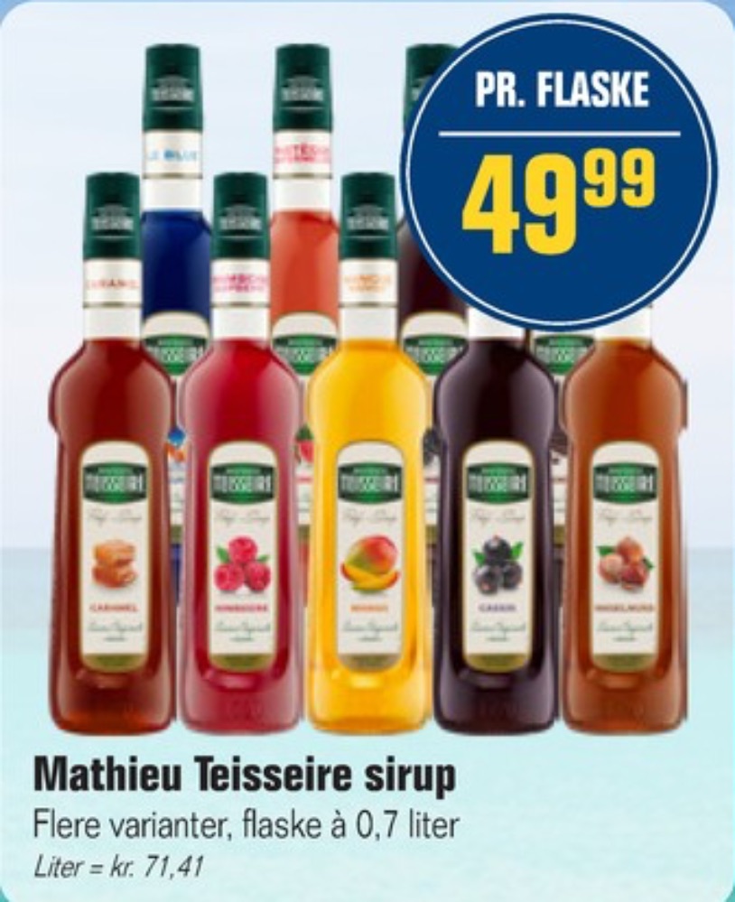 Mathieu Teisseire, Sirup
