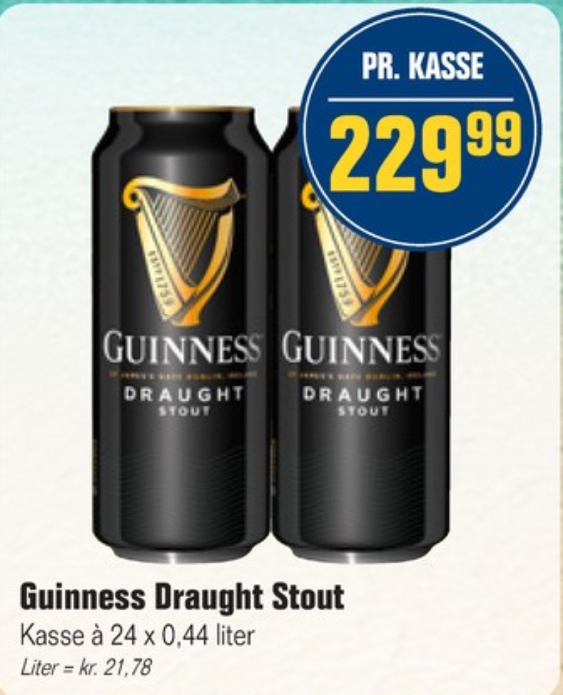 Guinness Draught, Specialøl 24 pk.