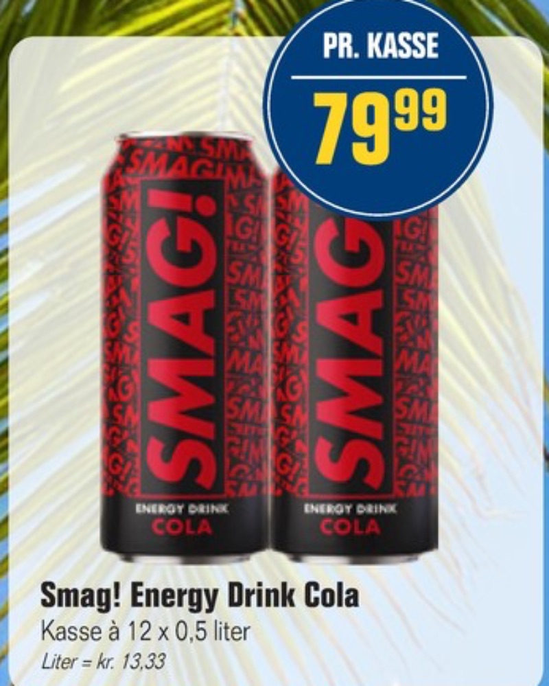 Smag! Cola, Energidrik 12 pk.