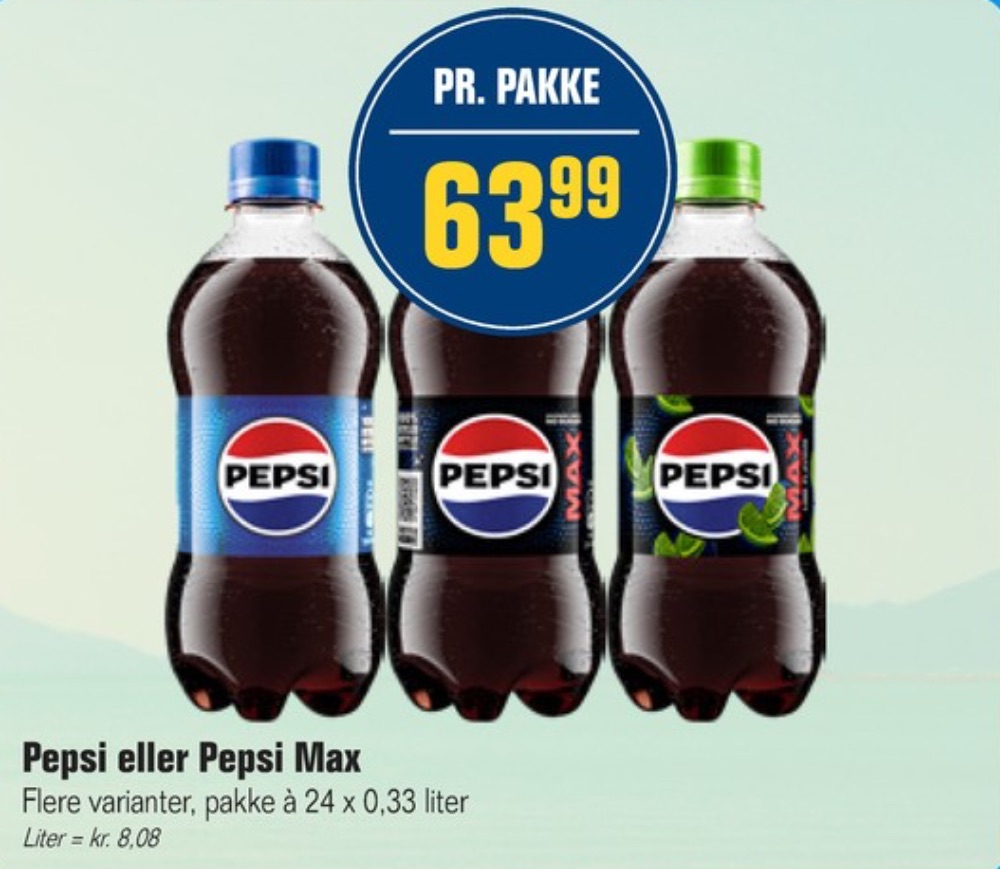 Pepsi Max, Cola 24 pk.