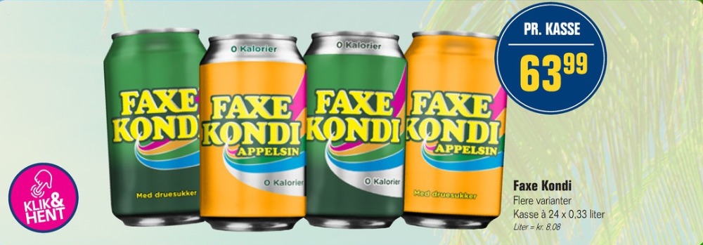 Faxe Kondi, Sportssodavand 24 pk.