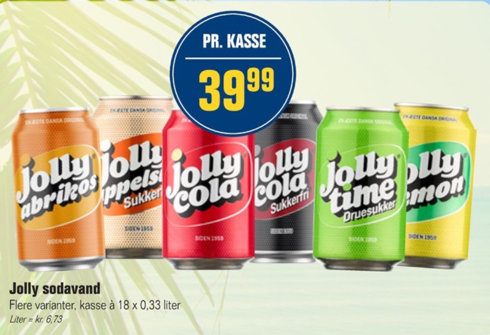 Jolly Lemon, Lemonsodavand 18 pk.