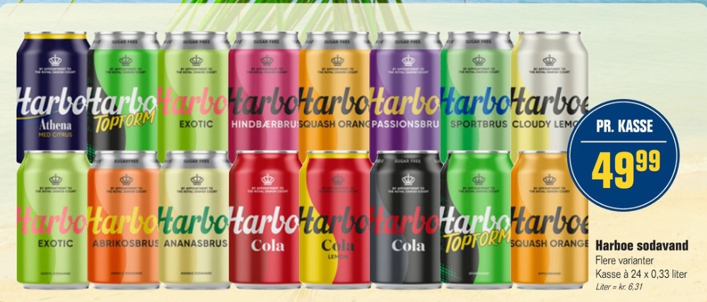 Harboe, Cola Lemon 24 pk. 