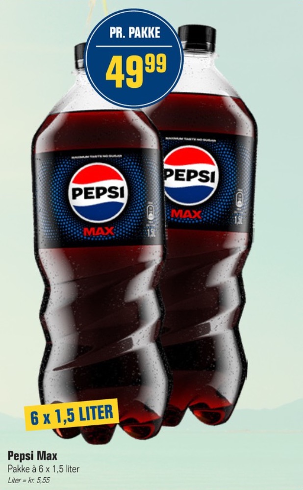 Pepsi Max, Cola 6 pk.
