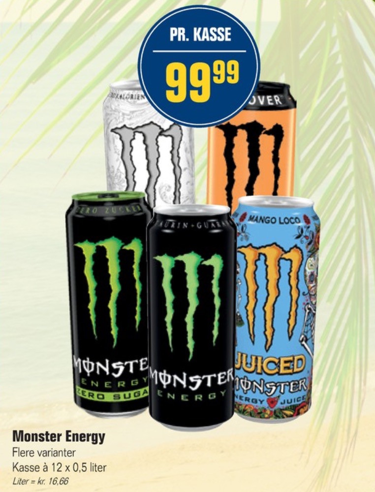 Monster Ultra Energy, Energidrik 12 pk.