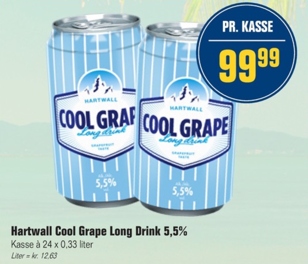 Hartwall Cool Grape Long Island, Cool Grape Long Island RTD 24 pk.