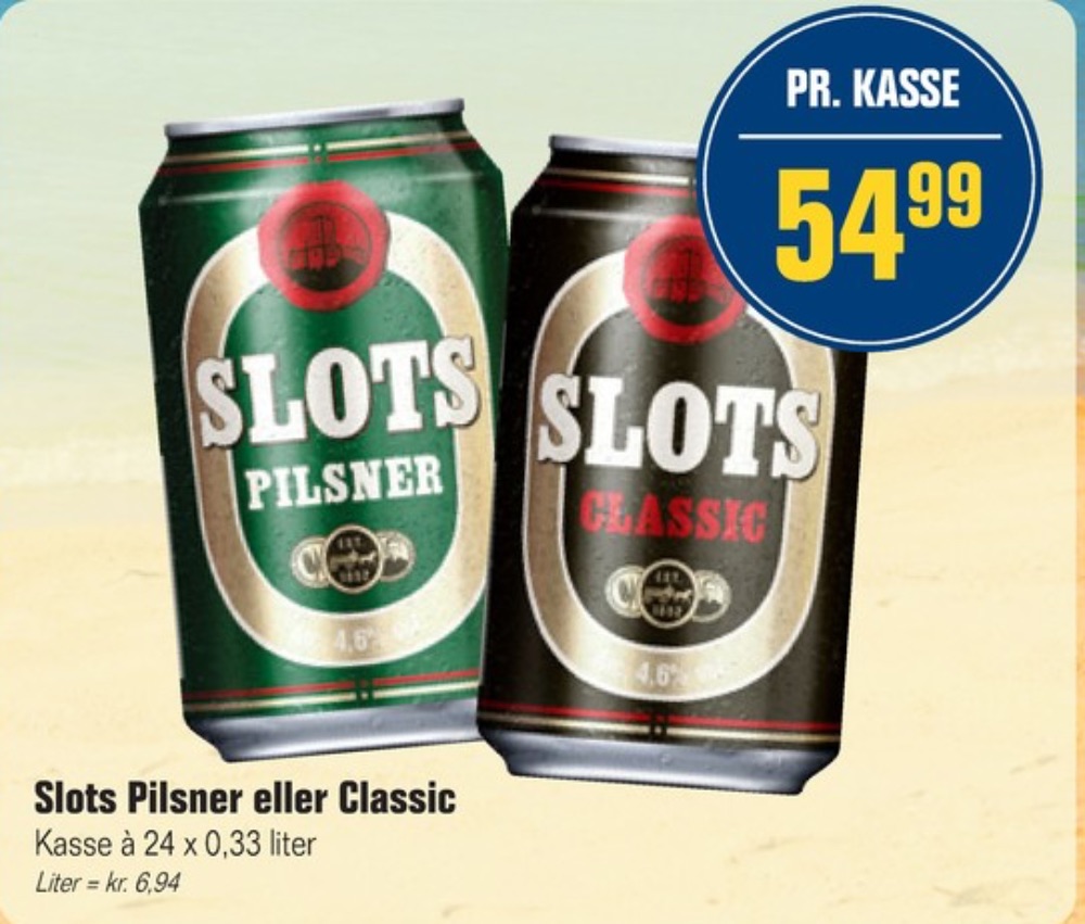Slots Pilsner, Øl 24 pk.