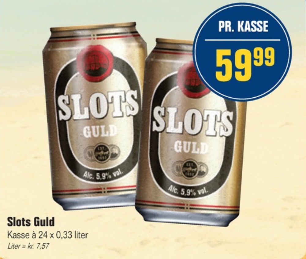 Slots Guld, Øl 24 pk.