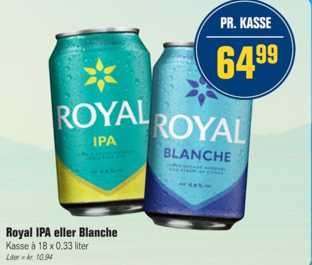 Royal IPA, Øl 18 pk.