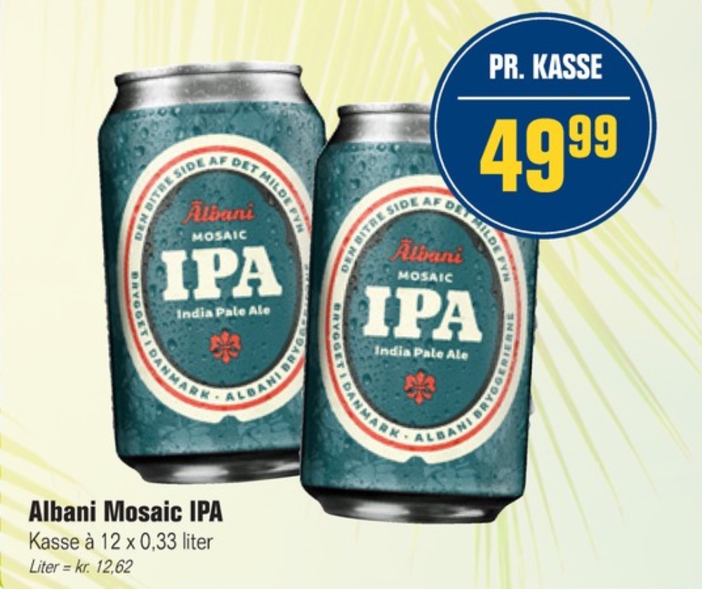 Albani Mosaic IPA, Specialøl 12 pk.
