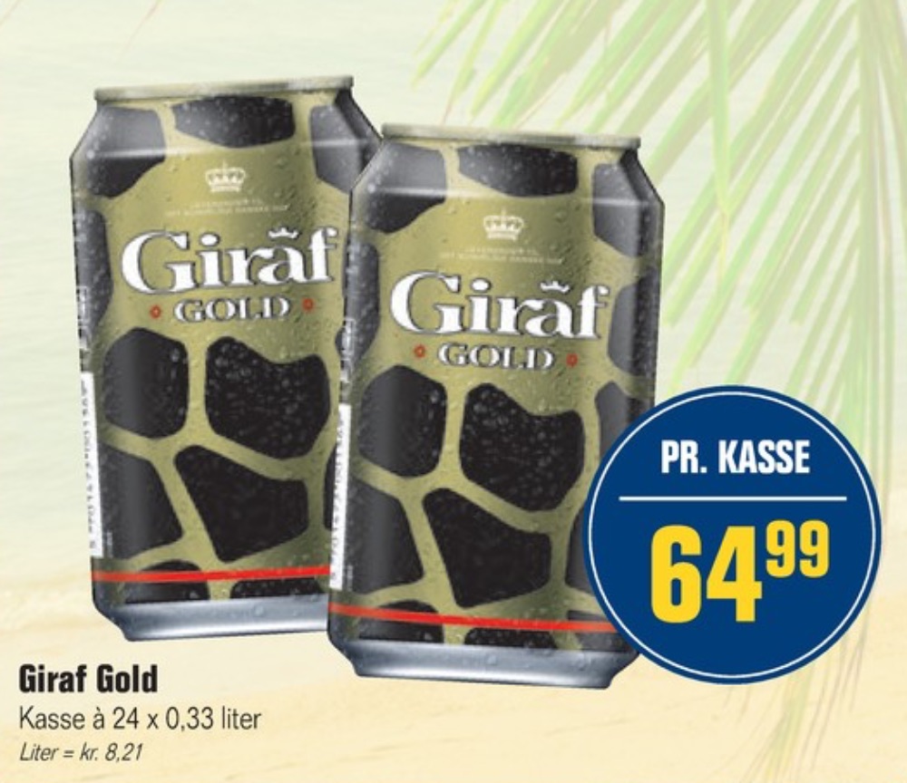 Giraf Gold, Øl 24 pk.