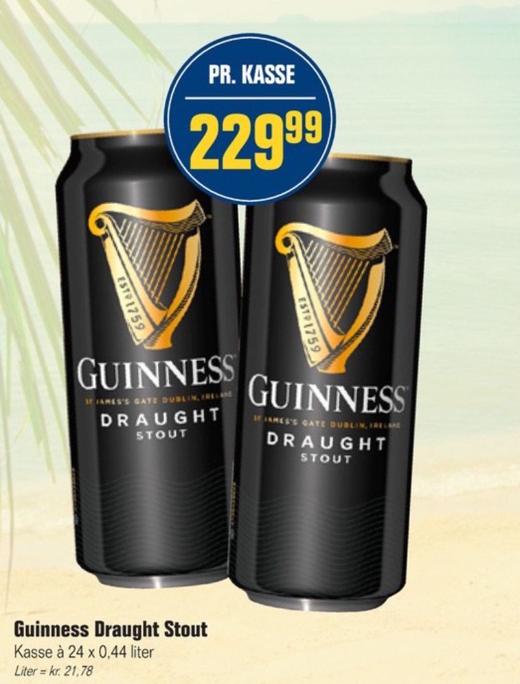 Guinness Draught, Specialøl 24 pk.