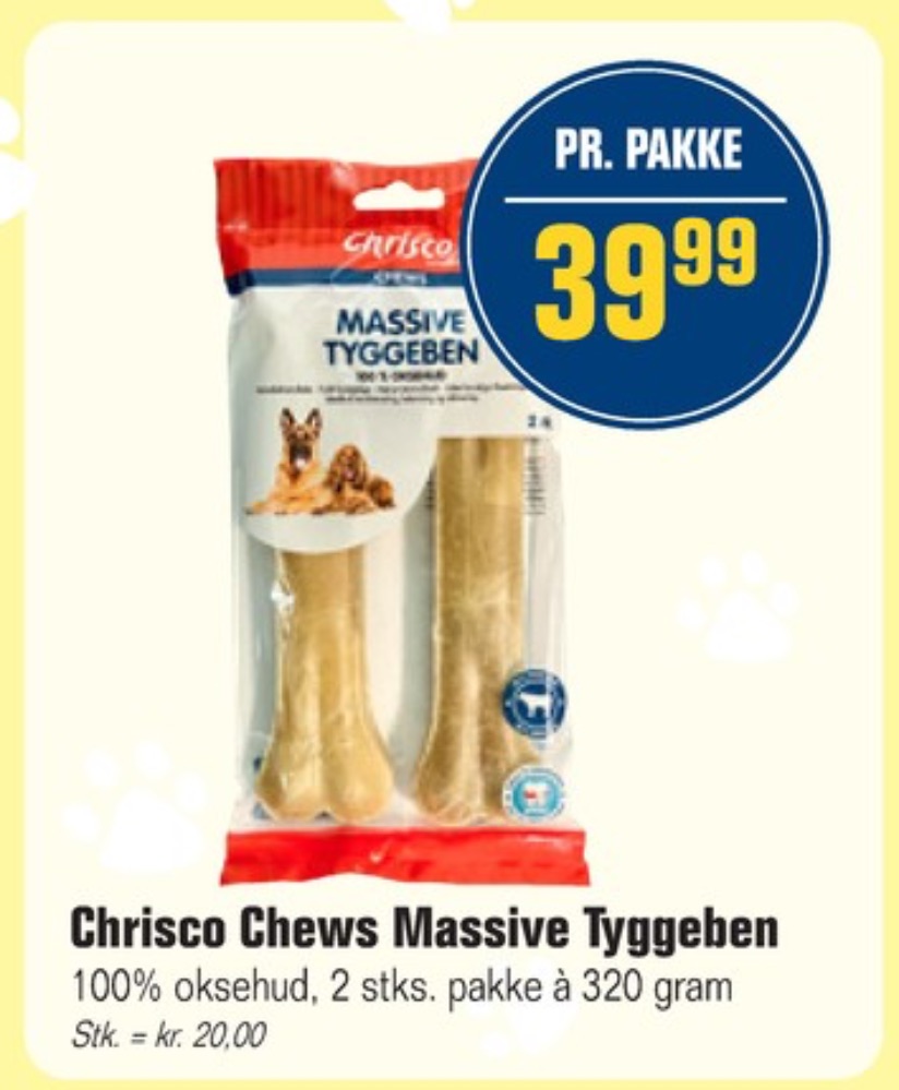 Chrisco, Tyggeben