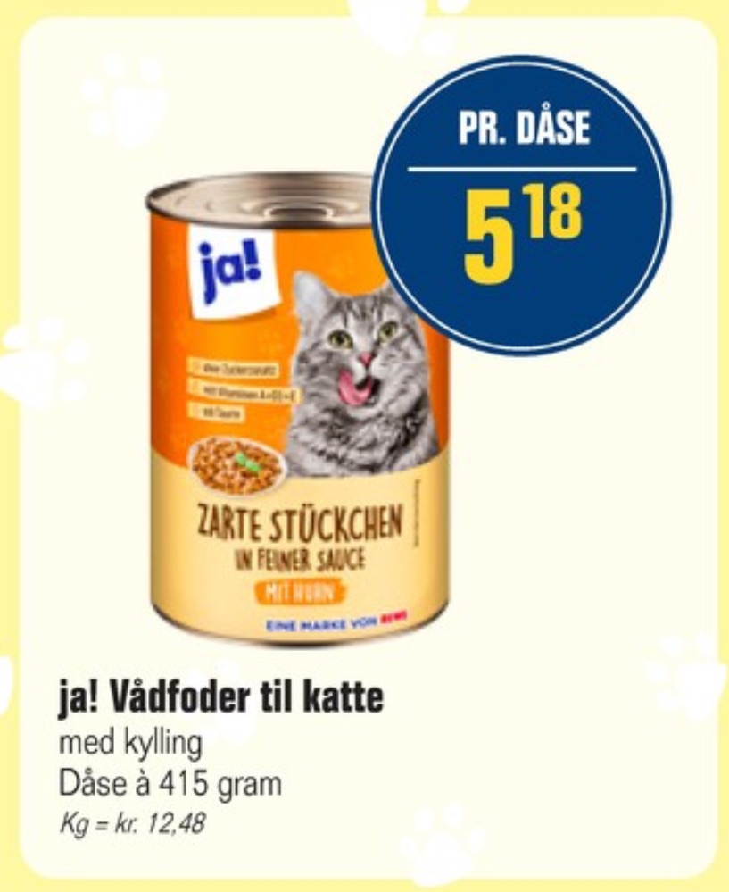 ja!, Kattefoder