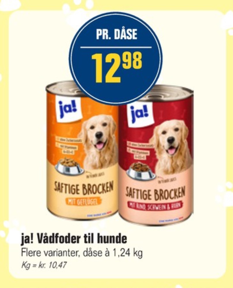 ja!, Hundefoder