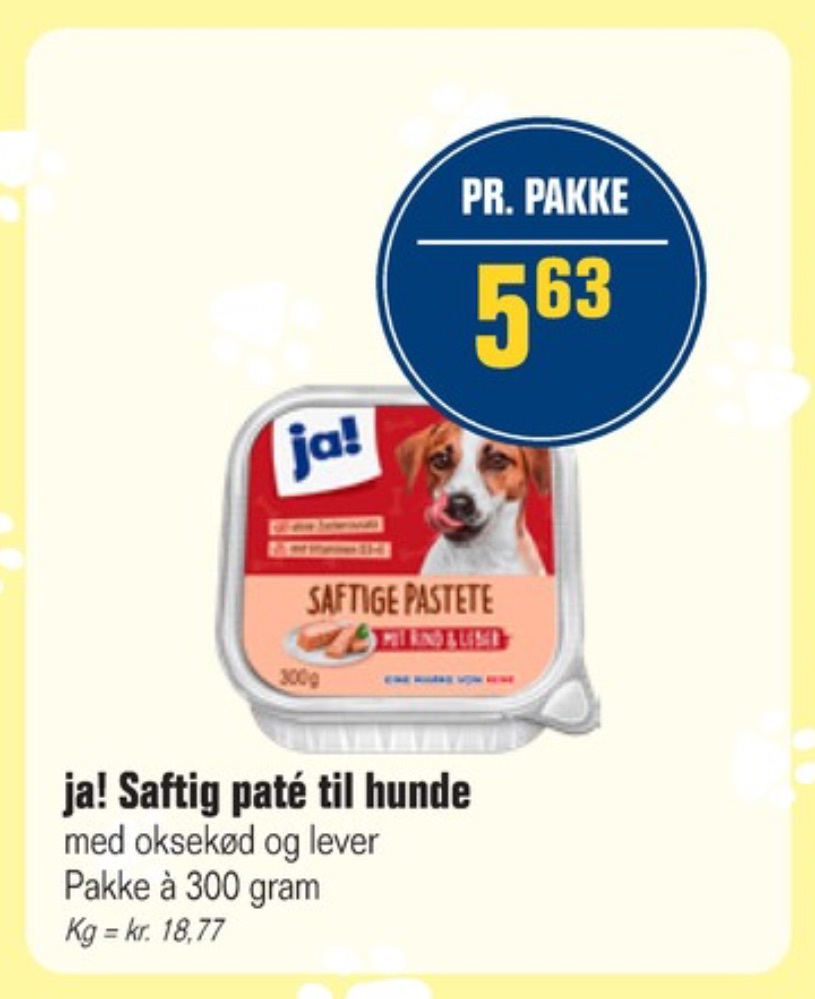 ja!, Hundefoder