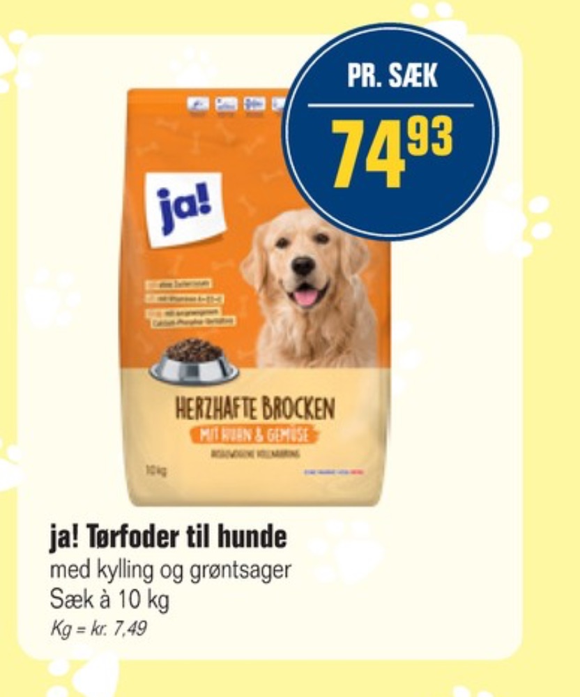 ja!, Hundefoder