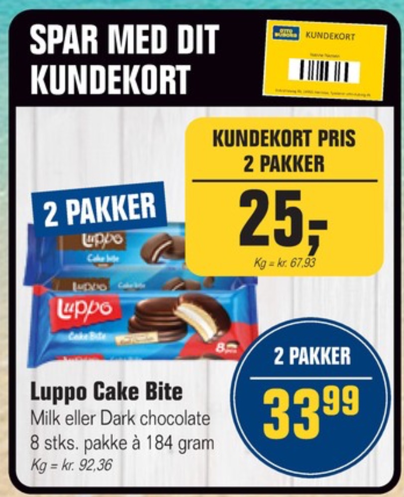 Luppo, Cake Bite Dark Chocolate