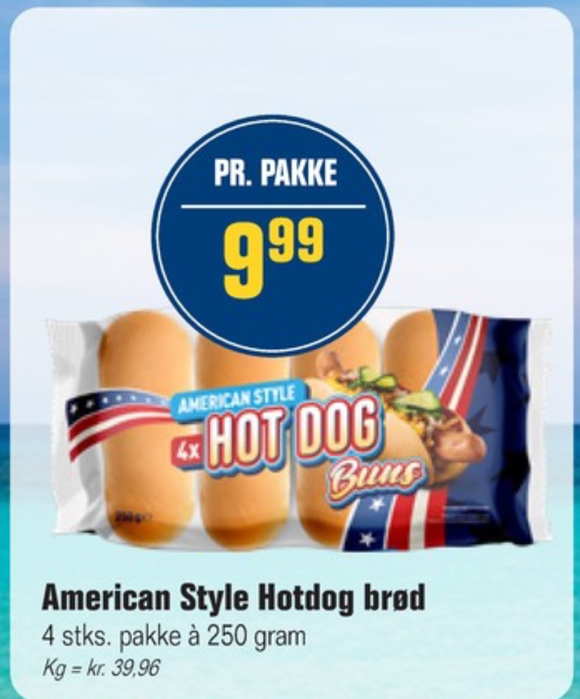 American Style, Hotdogbrød