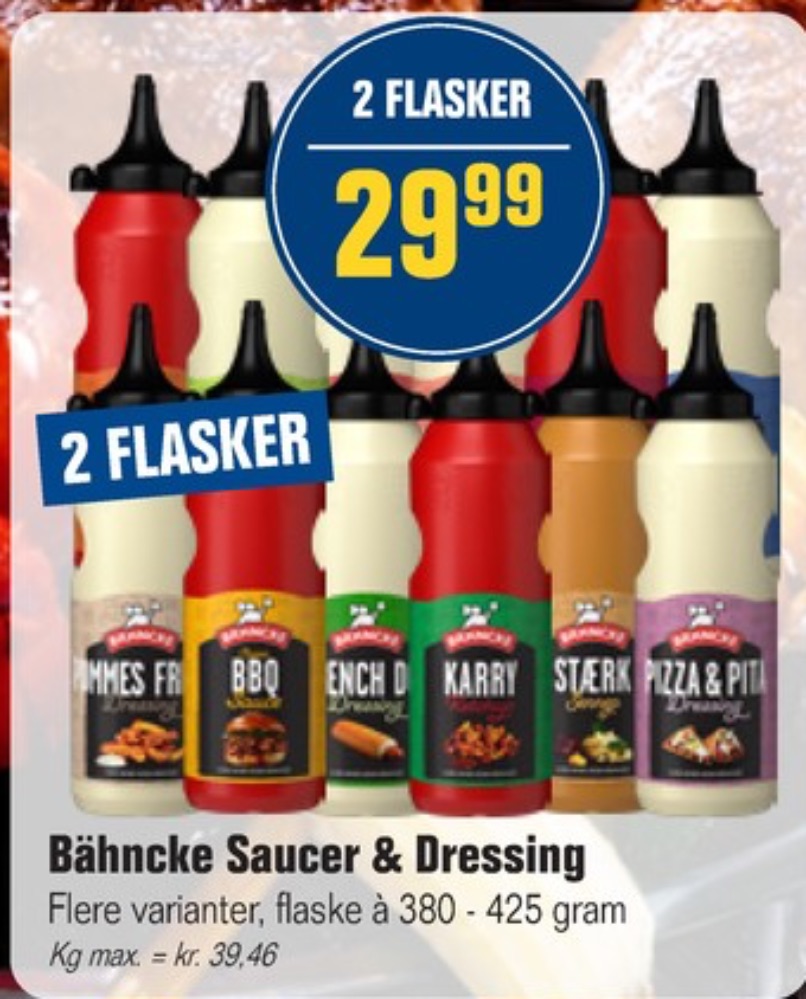 Bähncke, Pizza & Pitadressing