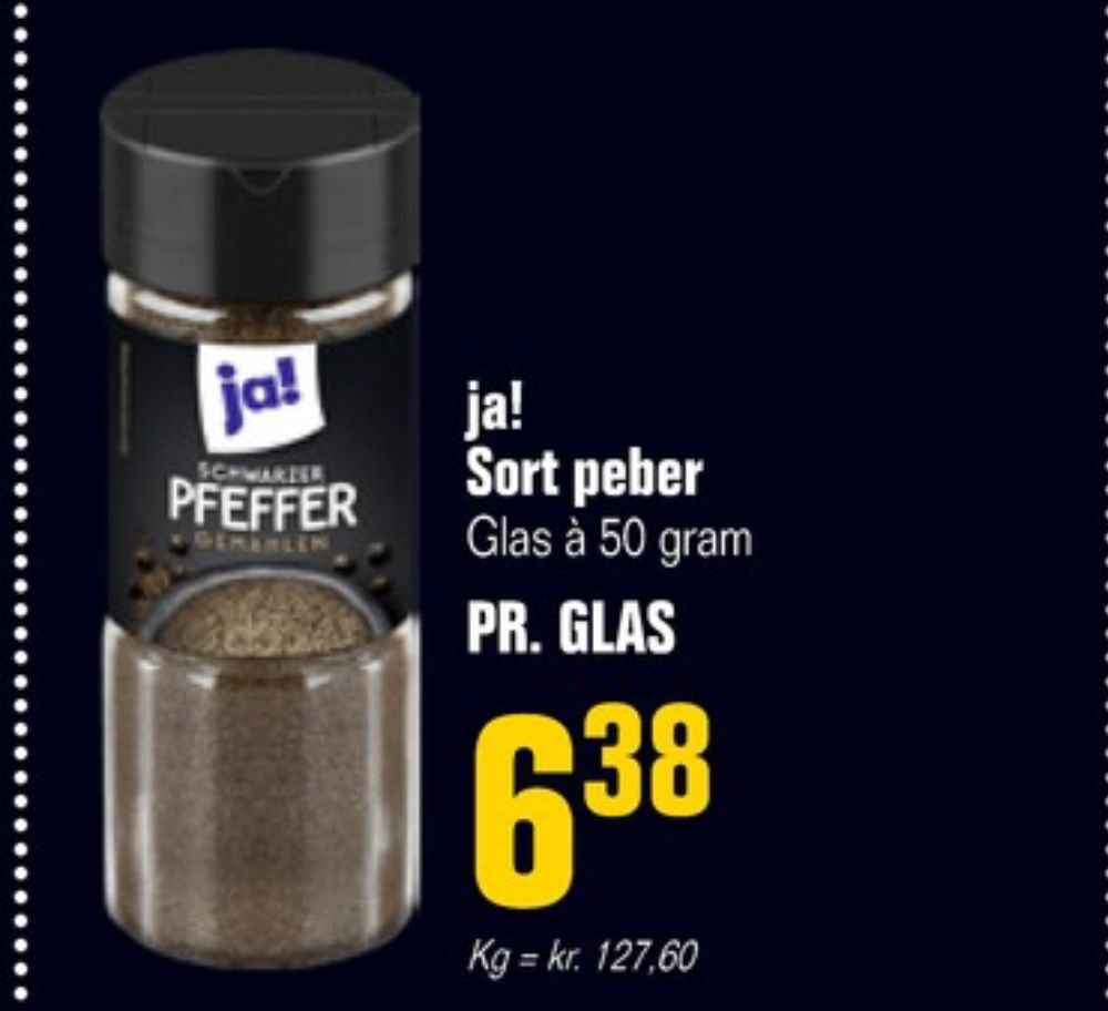 ja!, Sort Peber
