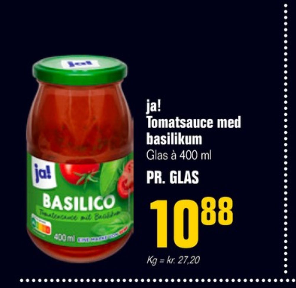 Dolmio, Basilico sauce