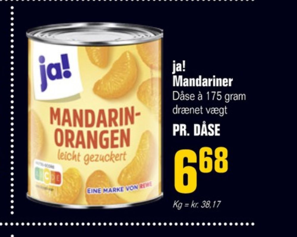 ja!, Mandariner
