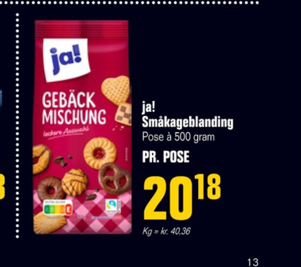 ja!, Gebäck Mischung