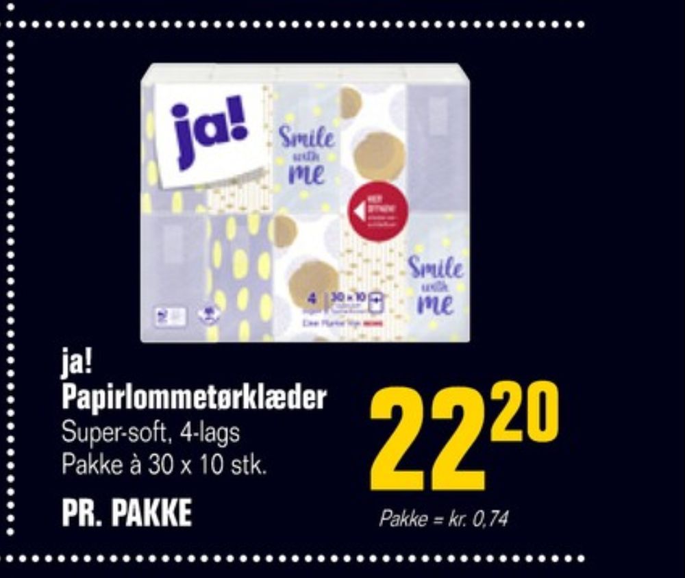 ja!, Lommetørklæder