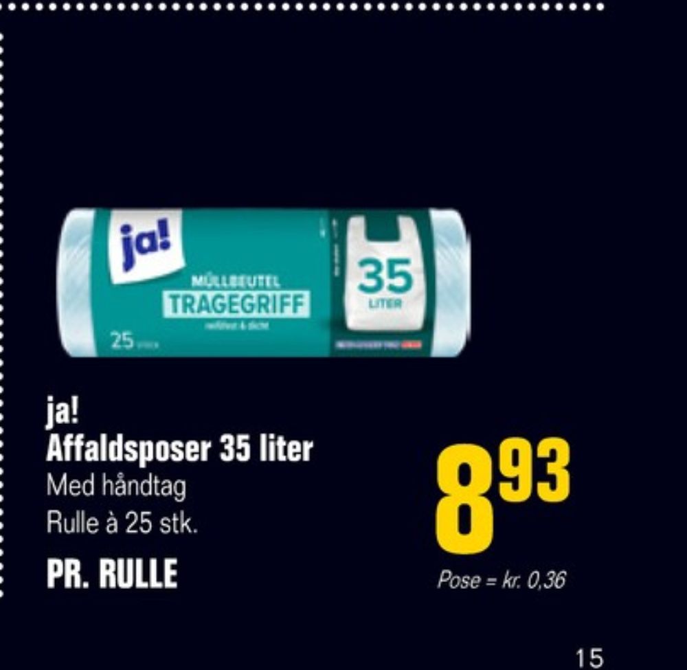 ja!, Affaldsposer