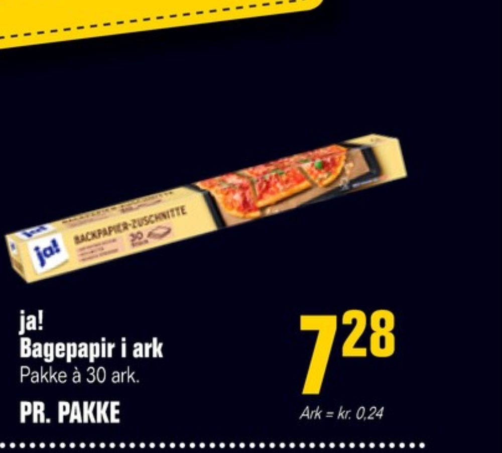 ja!, Bagepapir