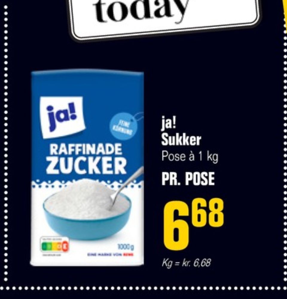 ja!, Sukker