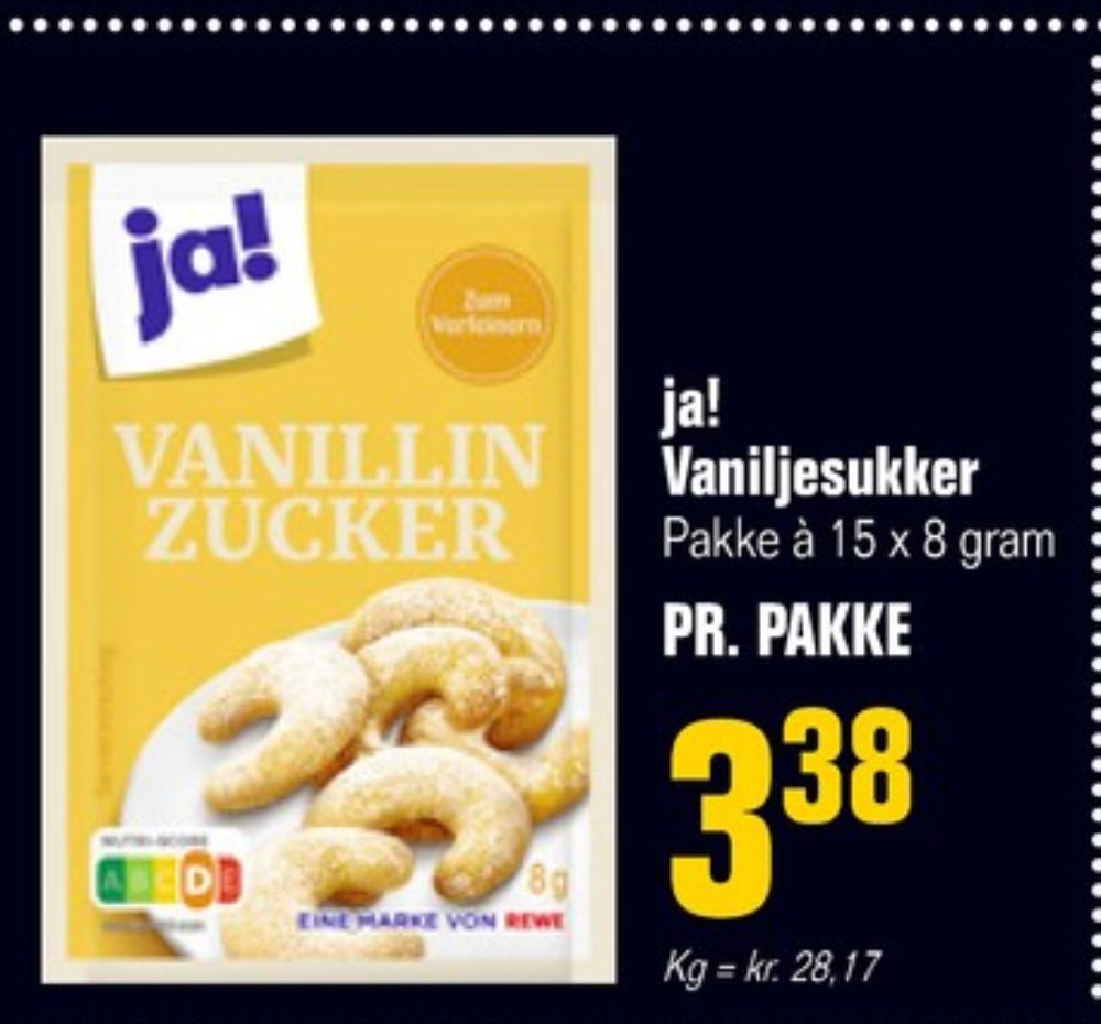 ja!, Vaniljesukker