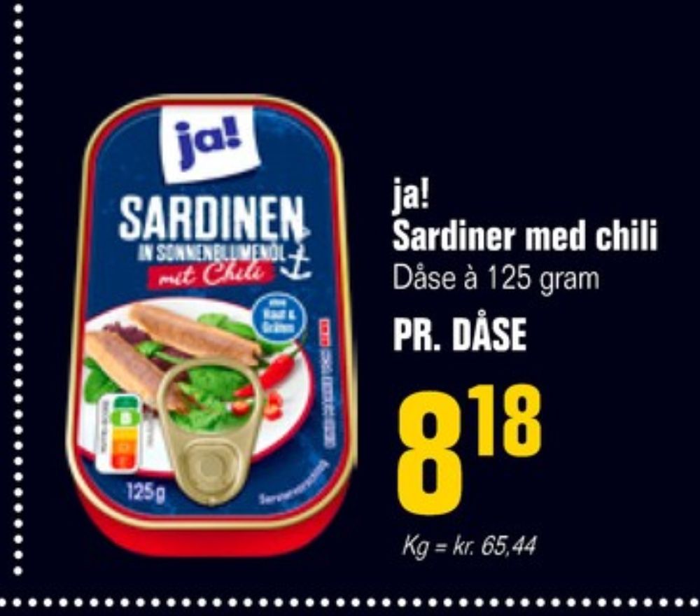 ja!, Sardiner med Chili