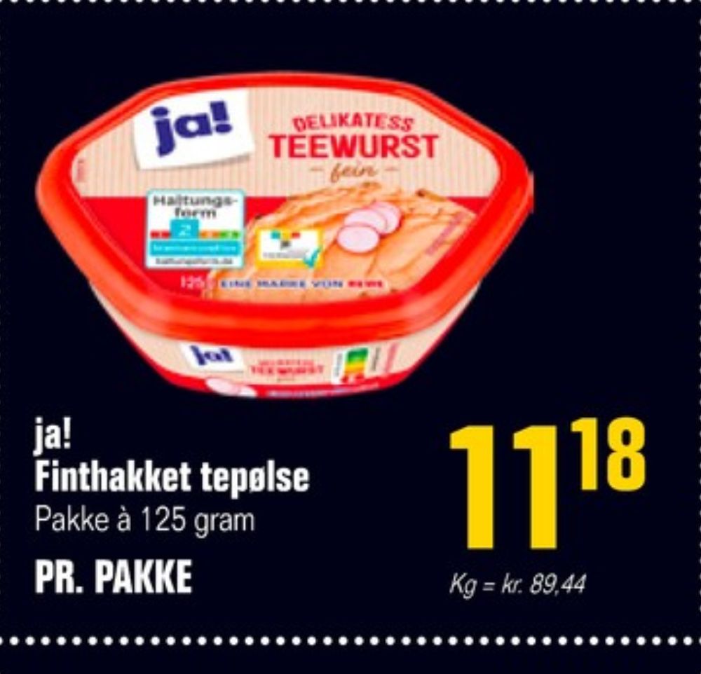 ja!, Teepølse