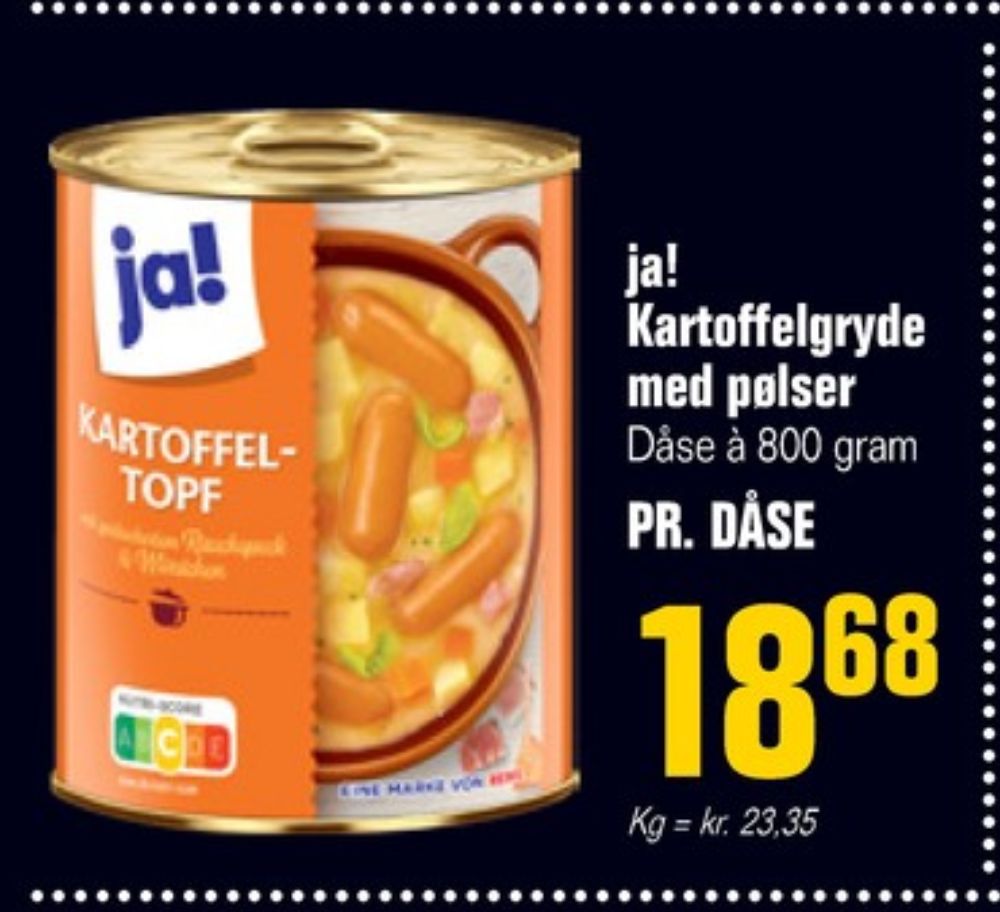 ja!, Kartoffelgryde