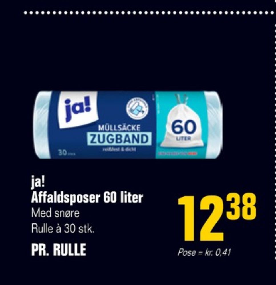 ja!, Affaldsposer