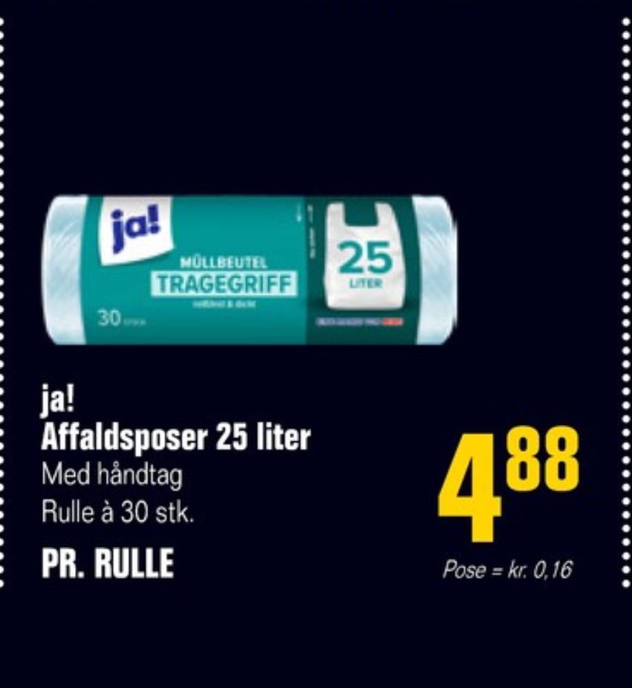 ja!, Affaldsposer