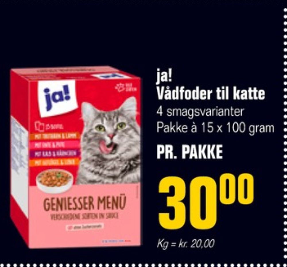 ja!, Kattefoder