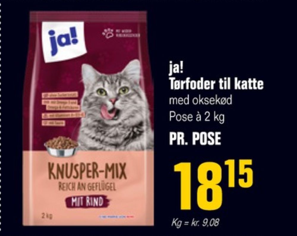 ja!, Kattefoder