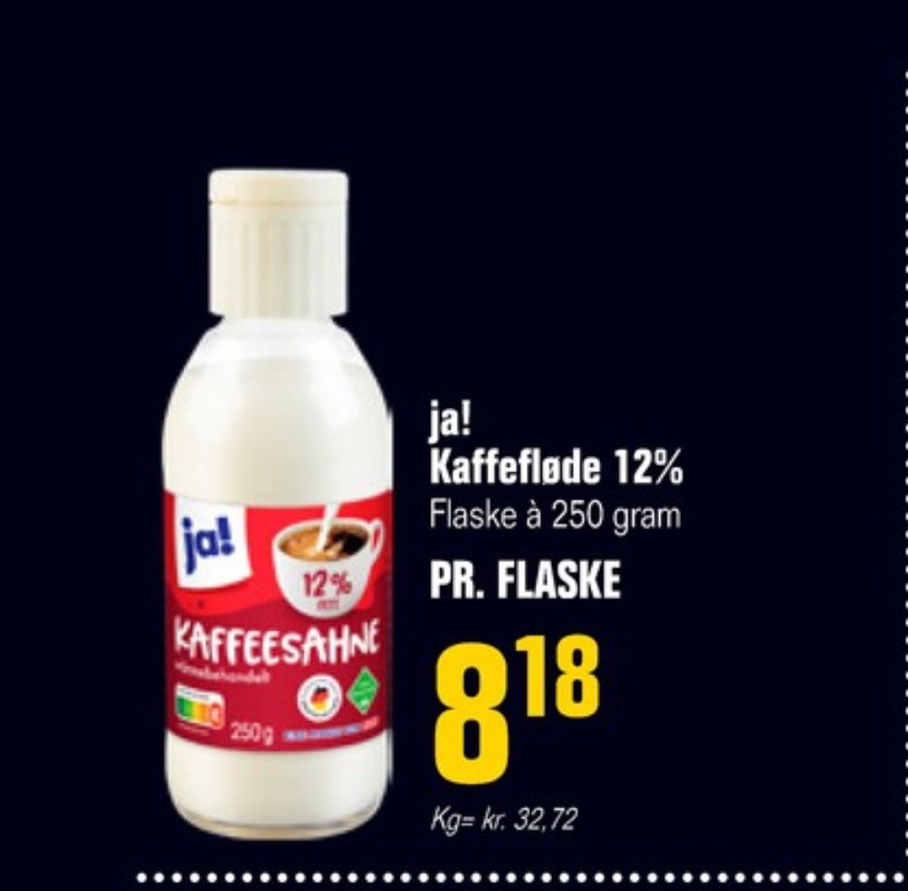 ja!, Kaffefløde