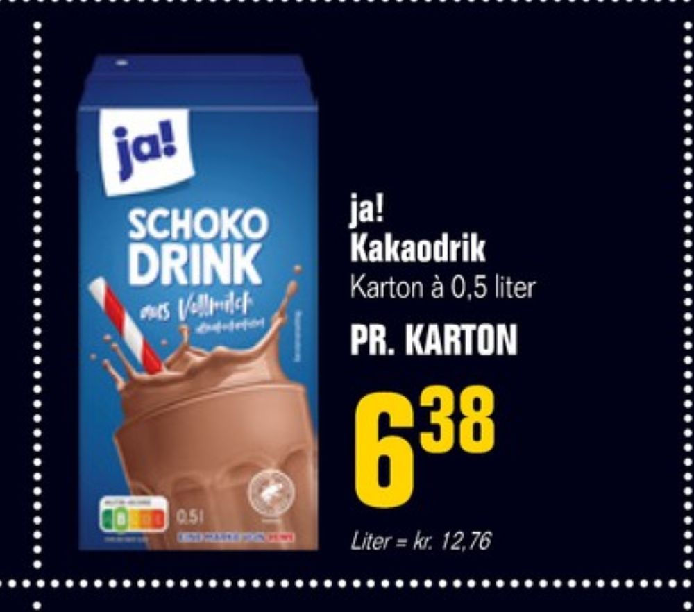 ja!, Kakaomælk