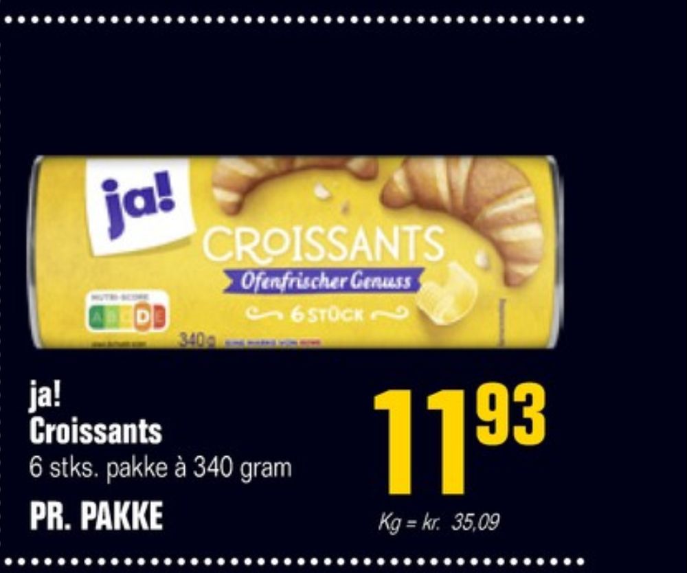 ja!, Croissantdej