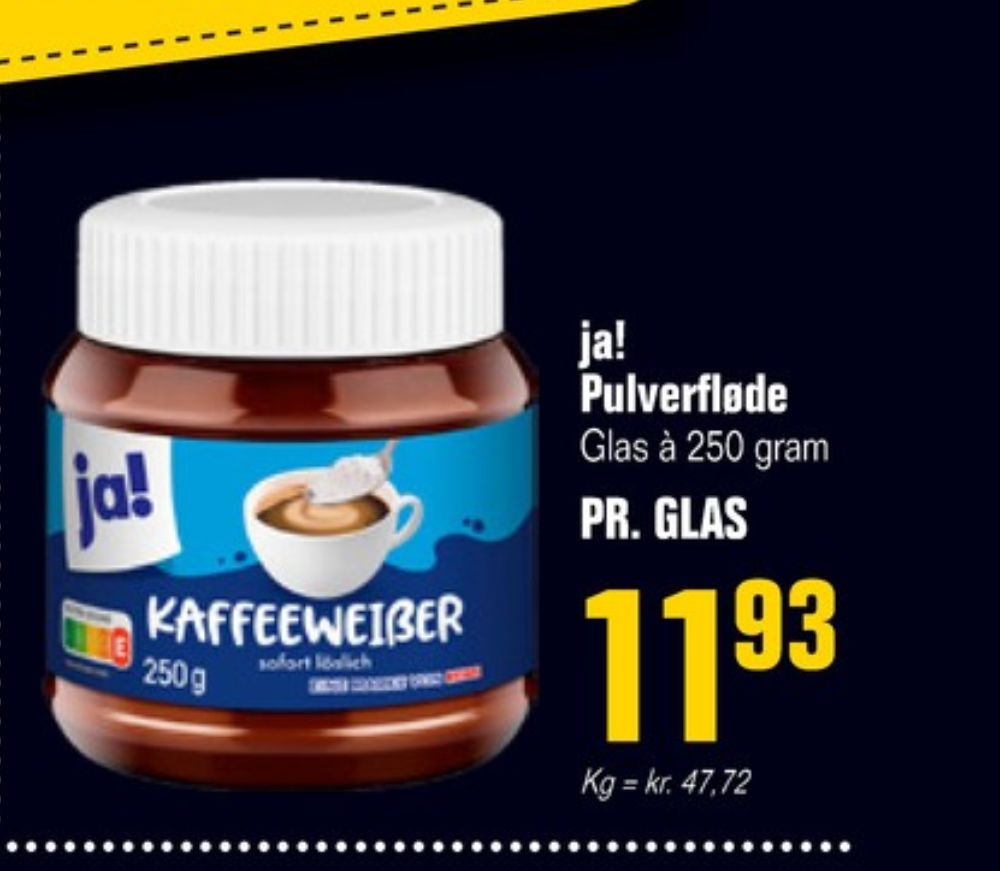 ja!, Kaffefløde