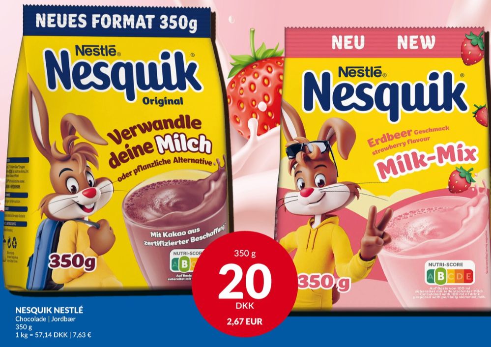 Nestlé Nesquik, Kakaodrikspulver