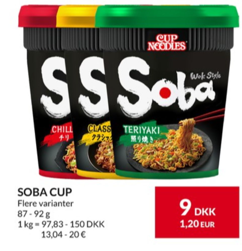 Cup Noodles, Soba Chili Noodles
