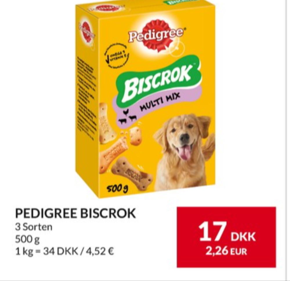 Pedigree Biscrok, Hundesnacks