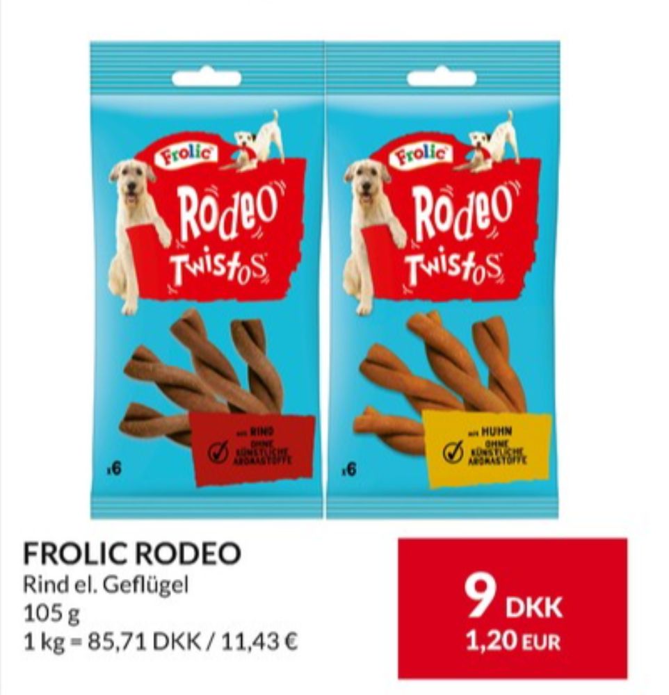 Frolic, Hundesnacks