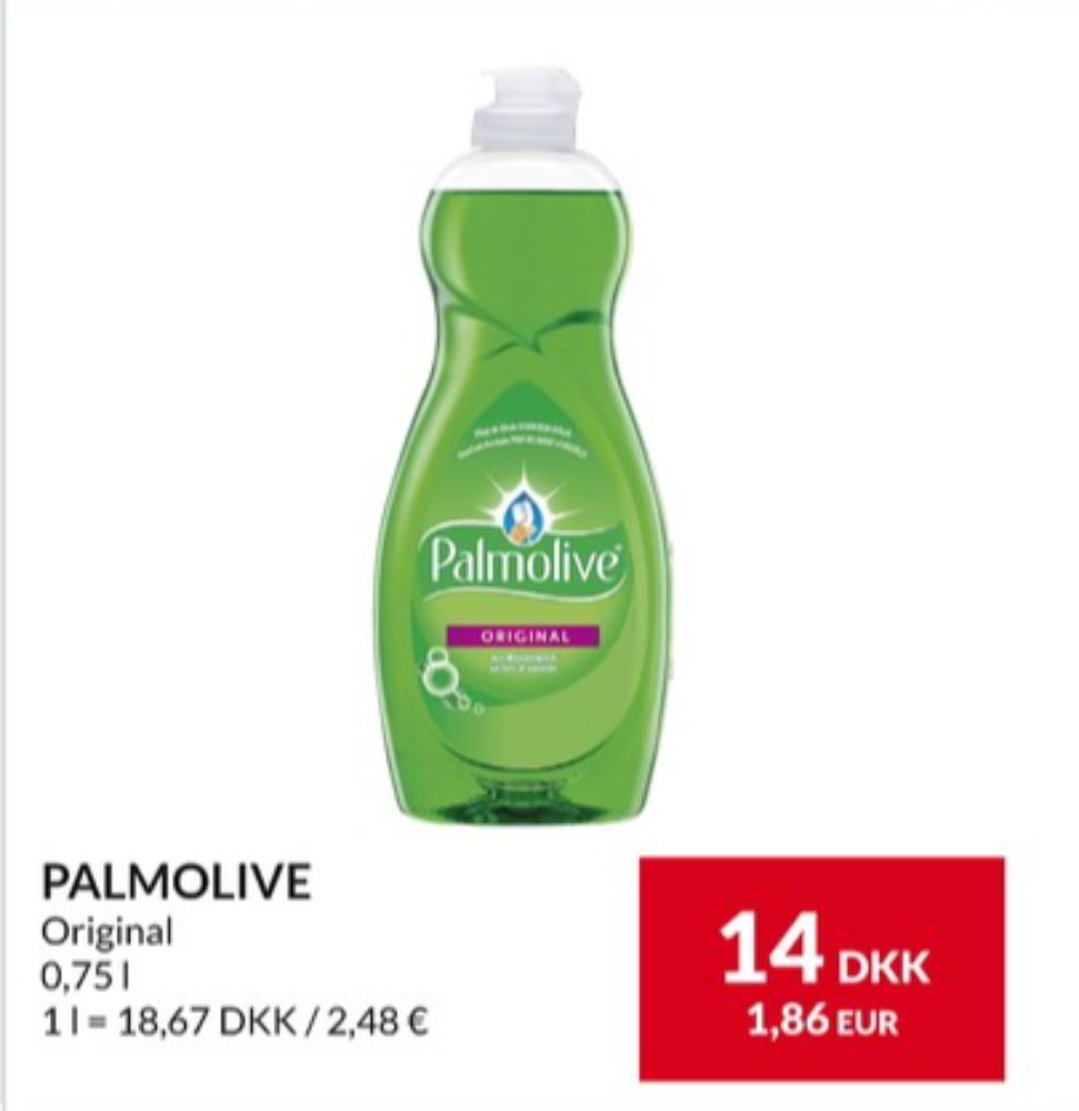 Palmolive, Opvaskemiddel